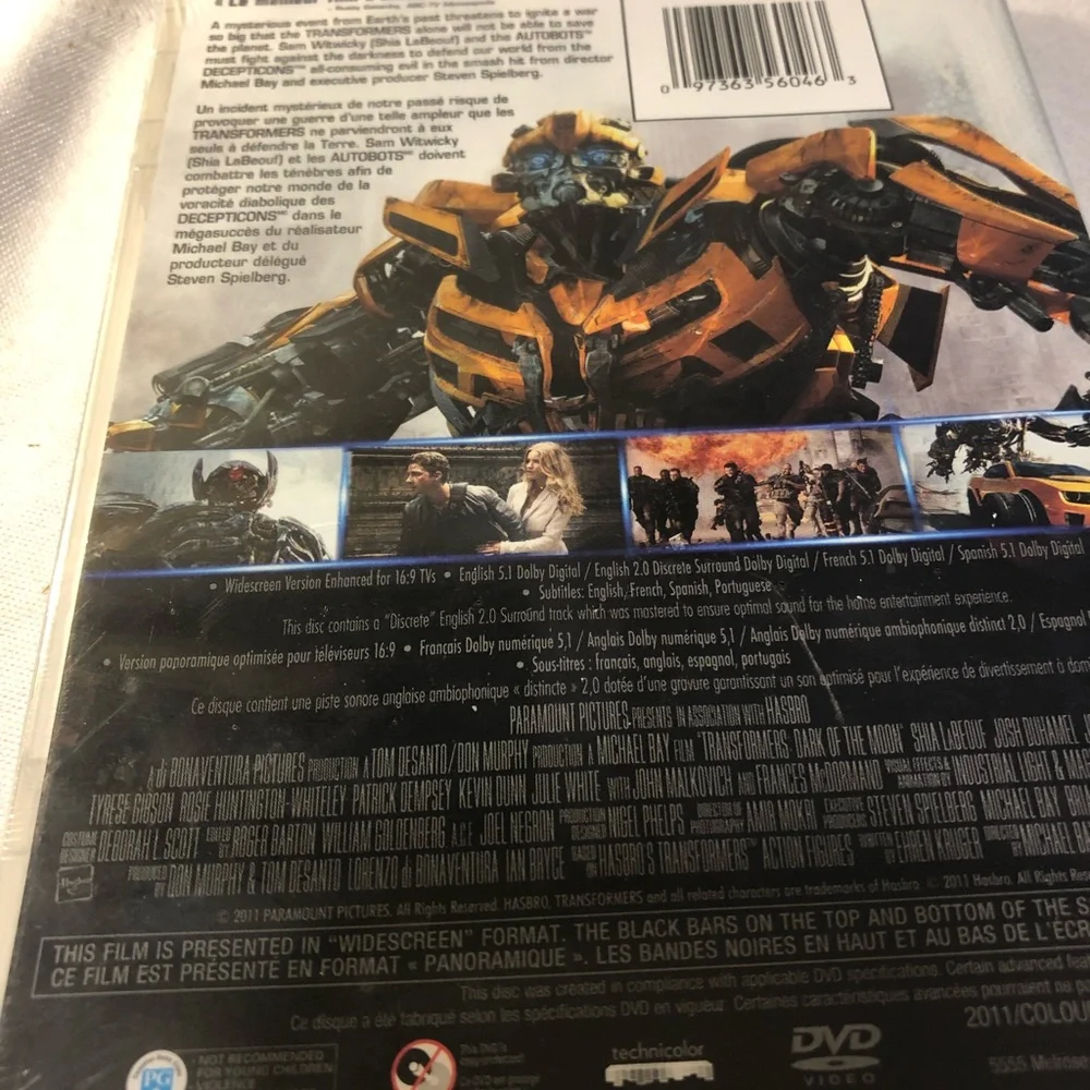 Transformers 3 DVD new 2011 - Picture 4 of 5